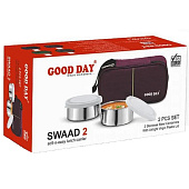 Ланч-бокс Swaad 2, 2 х 240 мл Red GL33224RD