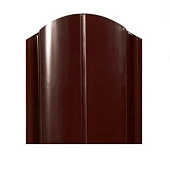  Евроштакетник Европланка в пленке 126мм-1,5м RAL: 8017 Шоколадно-коричневый 