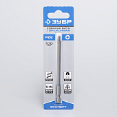 Бита кованая,хвостовик E 1/4", PZ2, 100мм, 1шт/ЗУБР "ЭКСПЕРТ" Бита кованая,хвостовик E 1/4", PZ2, 100мм, 1шт/ЗУБР "ЭКСПЕРТ"