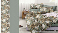  Комплект постельного белья Luxor, двуспальный с европростыней, поплин, 3244 A/B 