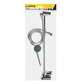 Стойка с набором для душа лейка 1 режим шланг 150см 546-050 Стойка с набором для душа лейка 1 режим шланг 150см 546-050