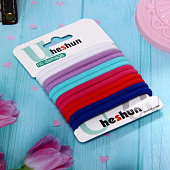 Резинки для волос Your Style, 12 шт, микс 6 цветов, 786-626 Резинки для волос Your Style, 12 шт, микс 6 цветов, 786-626