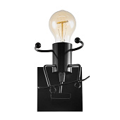 Бра классическое Человечек 40Вт Е14 черный /BayerLux