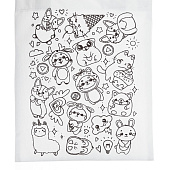 Сумка-шоппер, раскраска «Зверята» 20 х 27 см Сумка-шоппер, раскраска «Зверята» 20 х 27 см