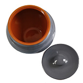 Горшочек под жаркое с крышкой "Вятский" 0,9л, серый 7621701 Горшочек под жаркое с крышкой "Вятский" 0,9л, серый 7621701