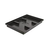  Поддон придверный пластиковый Gidrolica Step Pro 400x600x64мм 