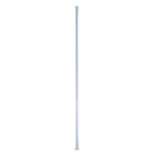  Карниз для ванной телескопический 140-260см белый 104332 Delphinium 