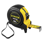 Рулетка 10мх25мм, ударостойкий обрезиненный корпус, STAYER MASTER Рулетка 10мх25мм, ударостойкий обрезиненный корпус, STAYER MASTER