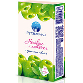  Платки бумажные Русалочка 2-х сл. Eco Line 10х10 штук с ароматом яблока Арт.439948 