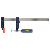 Струбцина тип "F" усиленная, мягкая ручка 80 х 300 мм Струбцина тип "F" усиленная, мягкая ручка 80 х 300 мм