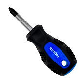 Отвертка PH2x38мм, CrV, двухкомп. рукоятка, магнитный наконечник, Vertextools Отвертка PH2x38мм, CrV, двухкомп. рукоятка, магнитный наконечник, Vertextools