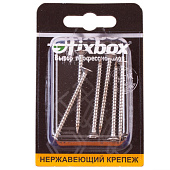  Саморезы универсальные нерж. ШУж 4,0х50мм, потайная голова, 6шт, Fixbox 
