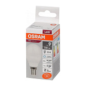 Лампа LED 7Вт Е14, шар, 6500К холодный OSRAM