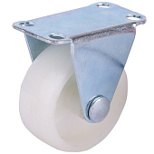 Опора колесная неповор.на площ. 40мм пласт (белый 1 шт)(50кг) Опора колесная неповор.на площ. 40мм пласт (белый 1 шт)(50кг)