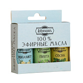 Набор эфирных масел эвкалипт, пихта, сосна, "Добропаровъ", 3 шт по 17 мл 3803511