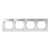 Рамка 4-м матовое серебро Карина Рамка 4-м матовое серебро Карина