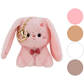Игрушка мягкая Брелок Кролик в галстуке-бабочке, 13см Игрушка мягкая Брелок Кролик в галстуке-бабочке, 13см