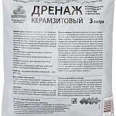  Дренаж керамзитовый фр 10-20, 3 л 1406303 