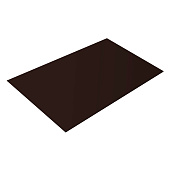  Лист оцинкованный 0,4 (1,25х2) RAL 8017 шоколад 