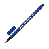  Ручка капиллярная синяя (линер) Brauberg Aero, трехгранная, металлический наконечник, 0,4 мм,142253 