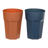  Набор стаканов, пластиковый 400мл "Пикник", микс 345-252 