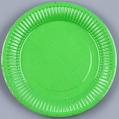  Набор  посуды, 6 тарелок, 6 стаканов, зеленый, 9683694 