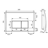 Инсталляция для подвесного унитаза 3в1 IDDIS (монтажная рама, унитаз, сиденье, клавиша хром) BASB010i73 Iddis Инсталляция для подвесного унитаза 3в1 IDDIS (монтажная рама, унитаз, сиденье, клавиша хром) BASB010i73 Iddis