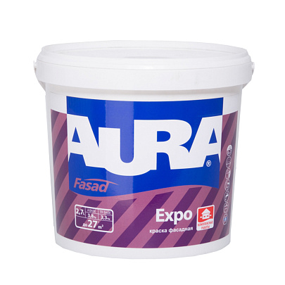 В/Д краска фасадная AURA Expo 2,7 В/Д краска фасадная AURA Expo 2,7