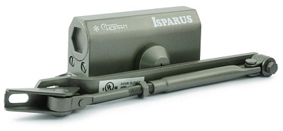  Доводчик ISPARUS 410, нагрузка от 15 до 60кг, бронза/графит 