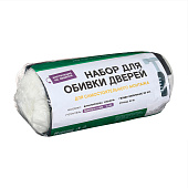 Комплект для обивки дверей 110х205см, иск.кожа, поролон 3мм, гвозди, «Эконом» серый Комплект для обивки дверей 110х205см, иск.кожа, поролон 3мм, гвозди, «Эконом» серый