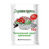Грунт Борские грунты 10л, цветочный Грунт Борские грунты 10л, цветочный