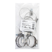 Хомут нерж. W2 25-40 мм (10 шт) Хомут нерж. W2 25-40 мм (10 шт)