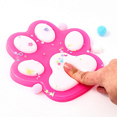 Мялка Кошачья лапка, с блёстками, цвета микс, 10843338 Мялка Кошачья лапка, с блёстками, цвета микс, 10843338