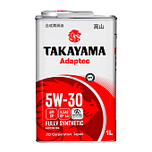 Масло моторное TAKAYAMA Adaptec 5W30 синт ILSAC GF-6A, API SP 1л (металл)