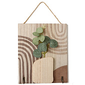 Ключница дерево "Абстракция. Прямоугольник. Цветок" 1,5х19,5х23,5 см 10532043 Ключница дерево "Абстракция. Прямоугольник. Цветок" 1,5х19,5х23,5 см 10532043