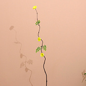 Интерьерный декор из бамбука, цветы пластик 200 см жёлтый 7779954 Интерьерный декор из бамбука, цветы пластик 200 см жёлтый 7779954