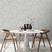  Обои 1.06х10м Lineart арт.8061-11 Серый /Ornamy 