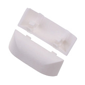 Заглушка водоотвода окон ПВХ цвет белый, 6 шт. Заглушка водоотвода окон ПВХ цвет белый, 6 шт.