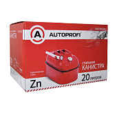 Канистра стальная "Autoprofi" горизонт. 20л крышка навинч перепуск.клапан лейка 4шт/уп KAN-500 (20L) Канистра стальная "Autoprofi" горизонт. 20л крышка навинч перепуск.клапан лейка 4шт/уп KAN-500 (20L)