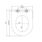 Сиденье для унитаза дюропласт 001 быстросъемное с микролифтом 001DPSEi31 Iddis Сиденье для унитаза дюропласт 001 быстросъемное с микролифтом 001DPSEi31 Iddis