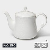  Чайник фарфоровый заварочный Magistro Kingdom, 1 л 9849150 