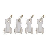 Ролик с крючком МОДЕРН белый 10шт в упаковке Ролик с крючком МОДЕРН белый 10шт в упаковке