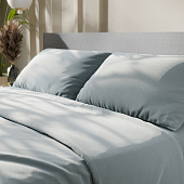  Комплект постельного белья Этель евро Утренняя дымка, 100% хлопок, бязь, 9046038 