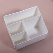 Органайзер 4 секции White, 19,5х14х13 см, 10516188 Органайзер 4 секции White, 19,5х14х13 см, 10516188