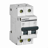 Выключатель автоматический 2 полюса 25А, GENERICA ВА47-29М Выключатель автоматический 2 полюса 25А, GENERICA ВА47-29М