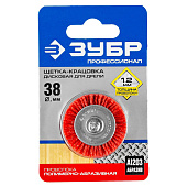 Щетка дисковая д/дрели 38мм/ЗУБР Щетка дисковая д/дрели 38мм/ЗУБР