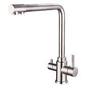 Смеситель для кухни R-излив нерж с подключением к фильтру K24 Смеситель для кухни R-излив нерж с подключением к фильтру K24