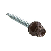  Саморезы кровельные 4,8х70мм, 30шт, RAL 8017 шоколадно-коричневый 