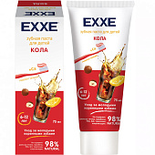 Зубная паста детская EXXE Кола с кальцием 6+ 75мл Зубная паста детская EXXE Кола с кальцием 6+ 75мл