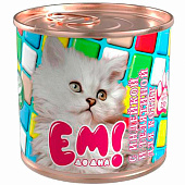  Влажный корм для котят Ем до дна 250г индейка/телятина 